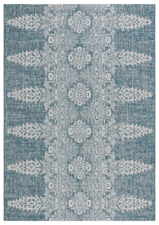 Safavieh Courtyard Cy8796 - 37221 Teal/Grey Rug - Safavieh - cy8796 - 37221 - 5