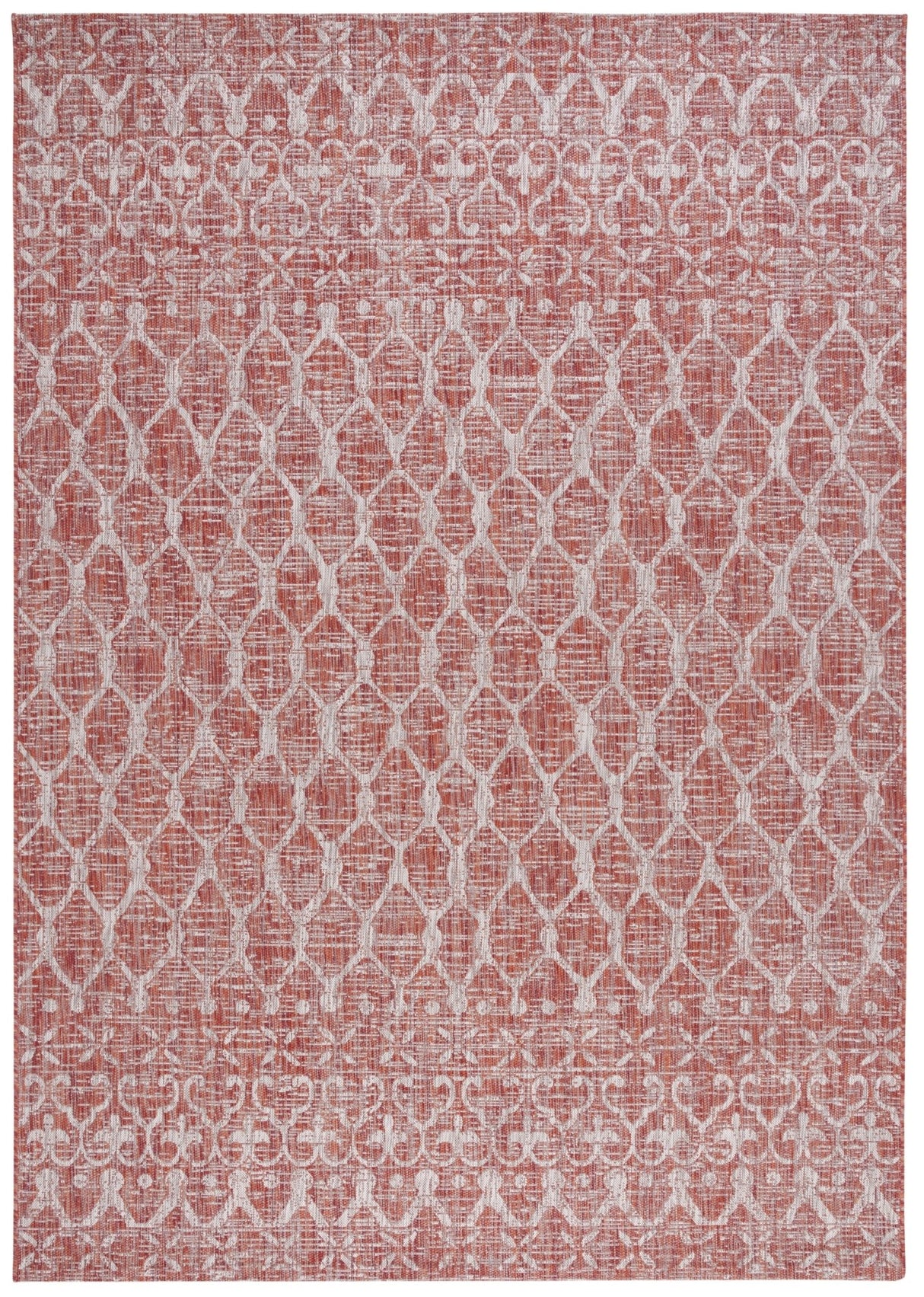 Safavieh Courtyard Cy8798 - 36521 Rust/Grey Rug - Safavieh - cy8798 - 36521 - 5