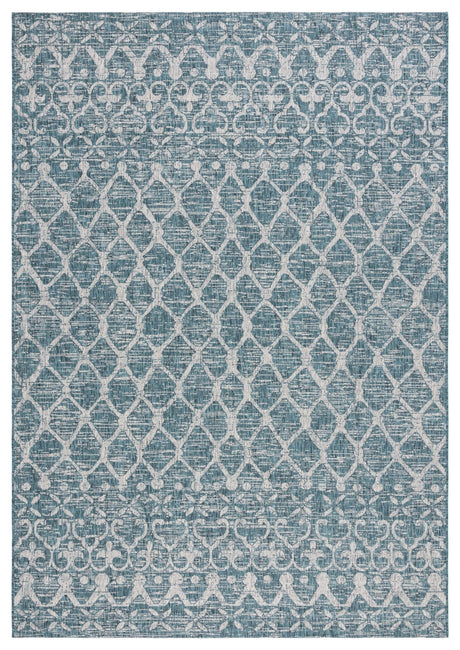 Safavieh Courtyard Cy8798 - 37221 Teal/Grey Rug - Safavieh - cy8798 - 37221 - 5