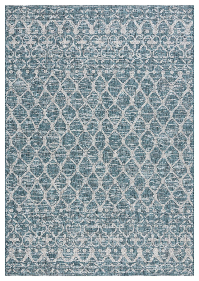 Safavieh Courtyard Cy8798 - 37221 Teal/Grey Rug - Safavieh - cy8798 - 37221 - 5