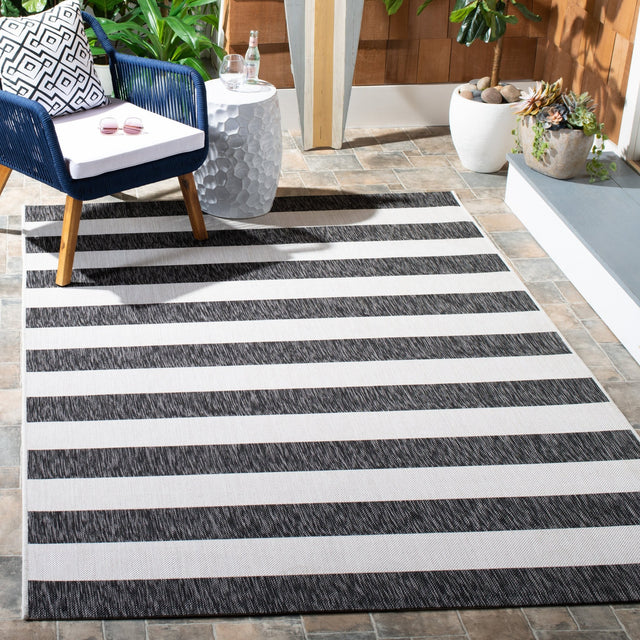 Safavieh Courtyard Cy8812 Ivory/Black Rug - Safavieh - cy8812 - 53712 - 2