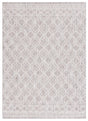 Safavieh Courtyard 4'-0" x 5'-7" Rug in Ivory / Beige Grey