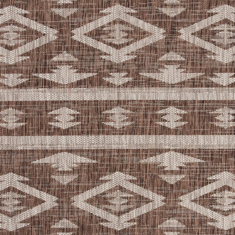 Safavieh Courtyard Cy8863 - 36321 Brown/Ivory Rugs - Safavieh - cy8863 - 36321 - 7r