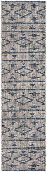 Safavieh Courtyard Cy8863 - 36812 Grey / Navy Rugs - Safavieh - cy8863 - 36812 - 28