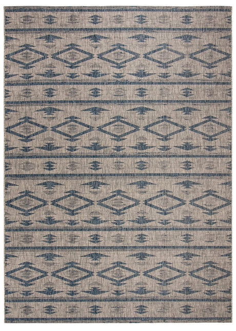 Safavieh Courtyard Cy8863 - 36812 Grey / Navy Rugs - Safavieh - cy8863 - 36812 - 7r