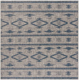 Safavieh Courtyard Cy8863 - 36812 Grey / Navy Rugs - Safavieh - cy8863 - 36812 - 7sq
