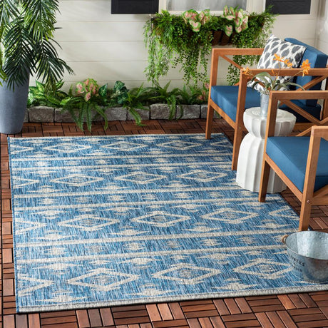 Safavieh Courtyard Cy8863 - 36821 Navy/Grey Rugs - Safavieh - cy8863 - 36821 - 2
