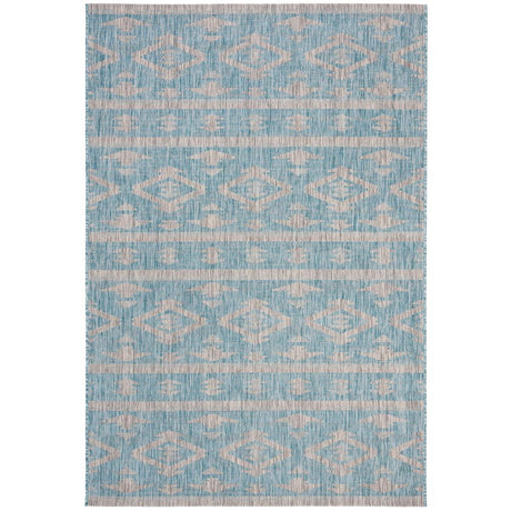 Safavieh Courtyard Cy8863 - 37121 Aqua/Grey Rugs - Safavieh - cy8863 - 37121 - 2