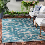 Safavieh Courtyard Cy8863 - 37221 Teal/Grey Rugs - Safavieh - cy8863 - 37221 - 2