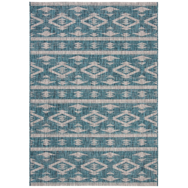 Safavieh Courtyard Cy8863 - 37221 Teal/Grey Rugs - Safavieh - cy8863 - 37221 - 2