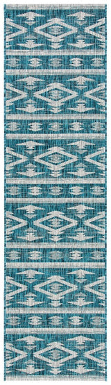 Safavieh Courtyard Cy8863 - 37221 Teal/Grey Rugs - Safavieh - cy8863 - 37221 - 28