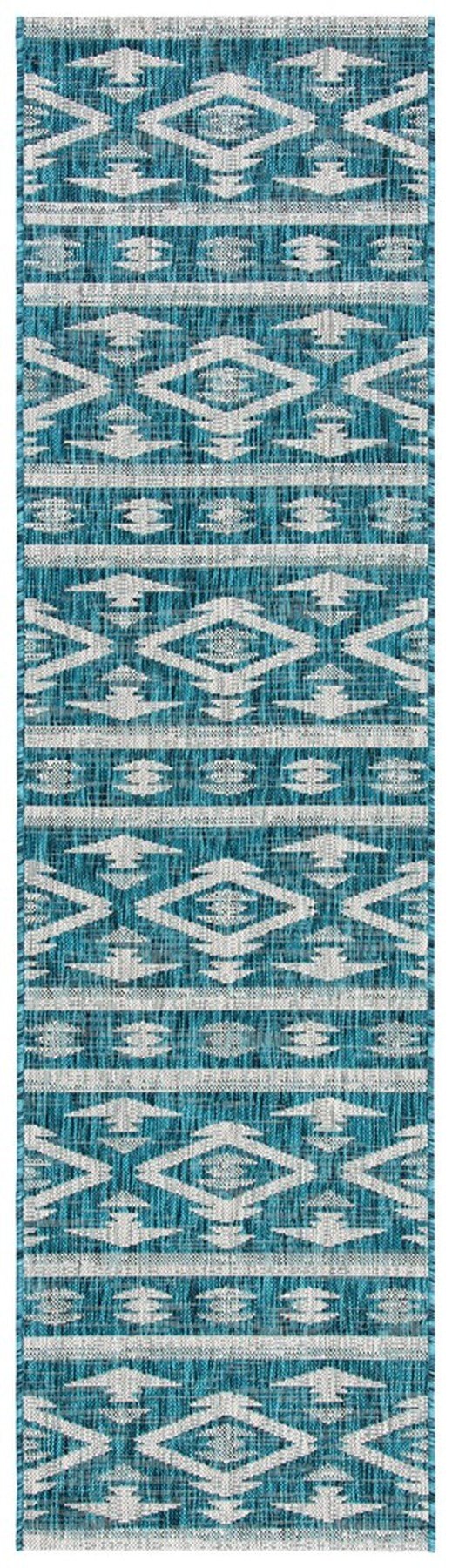 Safavieh Courtyard Cy8863 - 37221 Teal/Grey Rugs - Safavieh - cy8863 - 37221 - 28