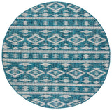 Safavieh Courtyard Cy8863 - 37221 Teal/Grey Rugs - Safavieh - cy8863 - 37221 - 7r