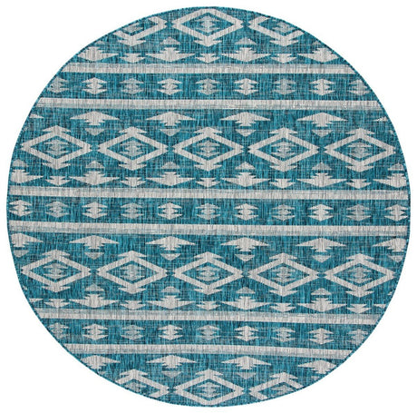 Safavieh Courtyard Cy8863 - 37221 Teal/Grey Rugs - Safavieh - cy8863 - 37221 - 7r