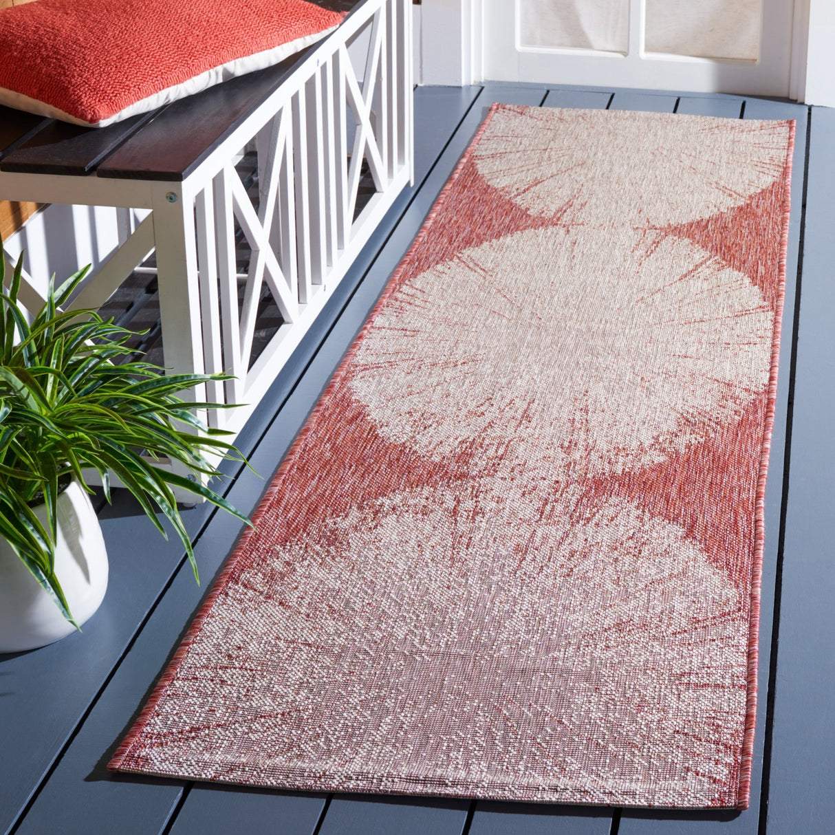Safavieh Courtyard Cy8893 Beige/Red Rug - Safavieh - cy8893 - 36521 - 7r