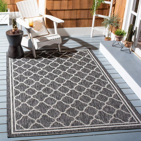 Safavieh Courtyard Cy8918 - 37621 Black Charcoal Rugs - Safavieh - cy8918 - 37621 - 2