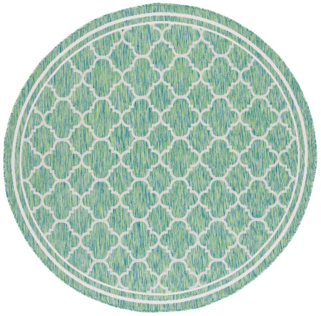 Safavieh Courtyard Cy8918 - 55721 Green/Ivory Rugs - Safavieh - cy8918 - 55721 - 7r