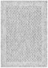 Safavieh Courtyard 4'-0" x 5'-7" Rug in Light Grey / Dark Grey