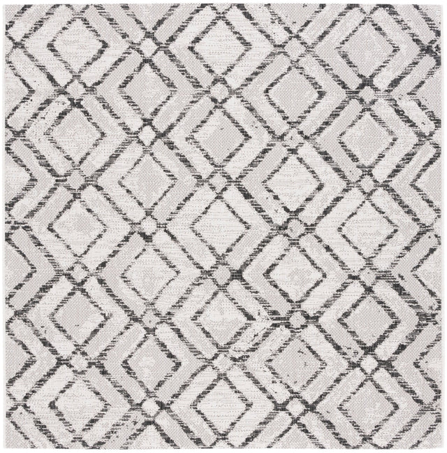 Safavieh Courtyard Cy8951 - 53712 Ivory/Black Rug - Safavieh - cy8951 - 53712 - 7r
