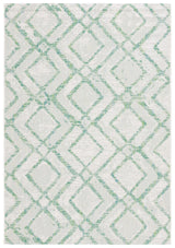 Safavieh Courtyard 4'-0" x 5'-7" Rug in Ivory / Green