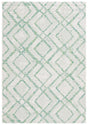 Safavieh Courtyard 4'-0" x 5'-7" Rug in Ivory / Green