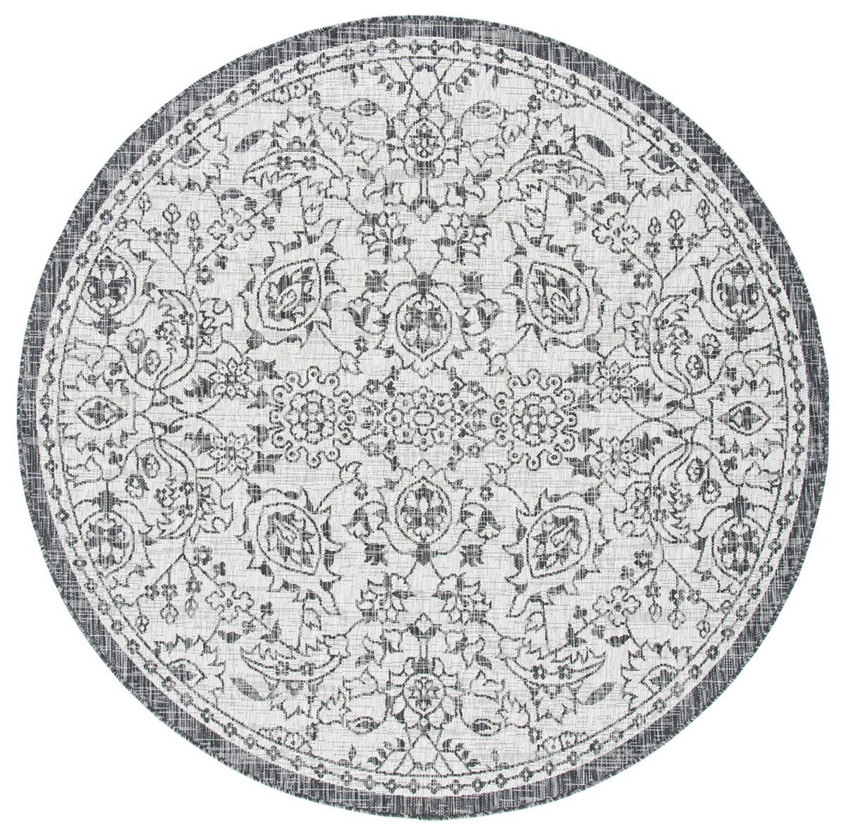 Safavieh Courtyard Cy8968 - 37612 Grey/Black Rugs - Safavieh - cy8968 - 37612 - 7r