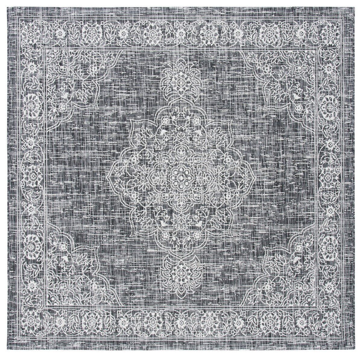 Safavieh Courtyard Cy8969 - 37621 Grey/Black Rugs - Safavieh - cy8969 - 37621 - 7sq
