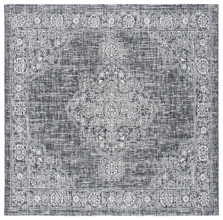 Safavieh Courtyard Cy8969 - 37621 Grey/Black Rugs - Safavieh - cy8969 - 37621 - 7sq