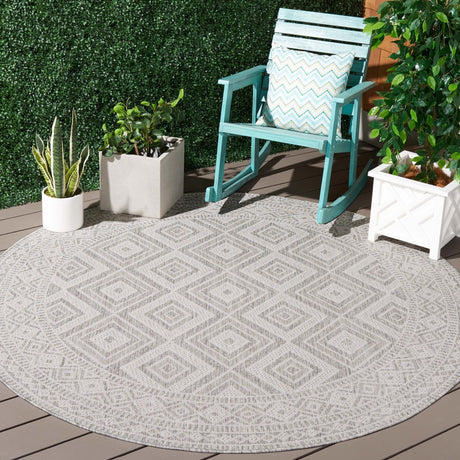 Safavieh Courtyard Cy8998 - 55321 Ivory/Light Grey Rug - Safavieh - cy8998 - 55321 - 7r