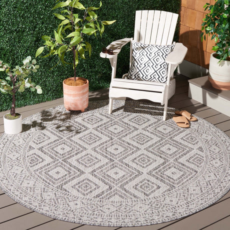 Safavieh Courtyard Cy8998 - 59021 Light Grey/Dark Grey Rug - Safavieh - cy8998 - 59021 - 7r