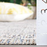 Safavieh Courtyard 5'-3" x 7'-7" Rug in Ivory Blue / Beige