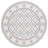 Safavieh Courtyard Cy9681 - 53455 Ivory/Navy Yellow Rug - Safavieh - cy9681 - 53455 - 7r