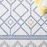 Safavieh Courtyard Cy9681 - 53455 Ivory/Navy Yellow Rug - Safavieh - cy9681 - 53455 - 7r