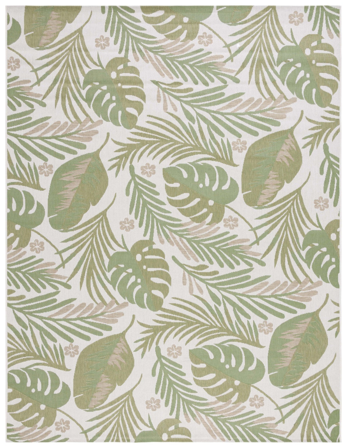 Safavieh Courtyard Cy9700 - 52745 Ivory/Green Rug - Safavieh - cy9700 - 52745 - 7r