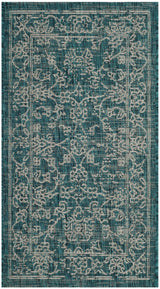 Safavieh Courtyard Cyb8680 - 37221 Turquoise Rug - Safavieh - cyb8680 - 37221 - 5