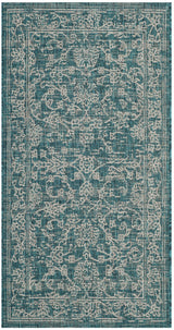 Safavieh Courtyard Cyb8680 - 37221 Turquoise Rug - Safavieh - cyb8680 - 37221 - 5