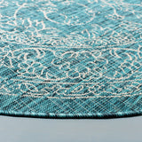 Safavieh Courtyard Cyb8680 - 37221 Turquoise Rug - Safavieh - cyb8680 - 37221 - 5