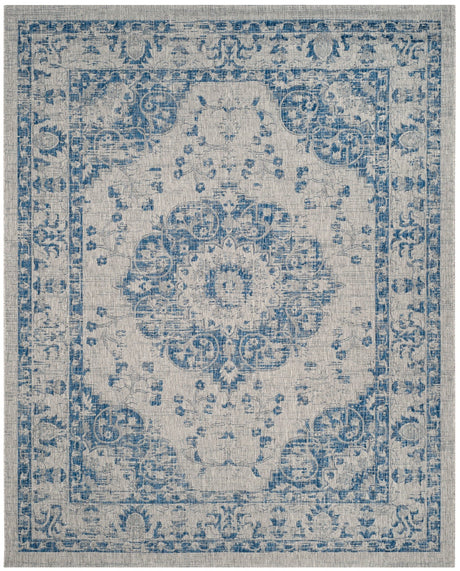 Safavieh Courtyard Cys8679 - 368 Grey/Navy Rug - Safavieh - cys8679 - 368 - 5176