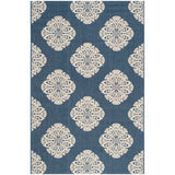Safavieh Courtyard Cyw2432A - 8 Navy/Beige Rugs - Safavieh - cyw2432a - 8