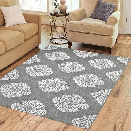 Safavieh Courtyard Cyw2432C - 5 Grey/Beige Rugs - Safavieh - cyw2432c - 5