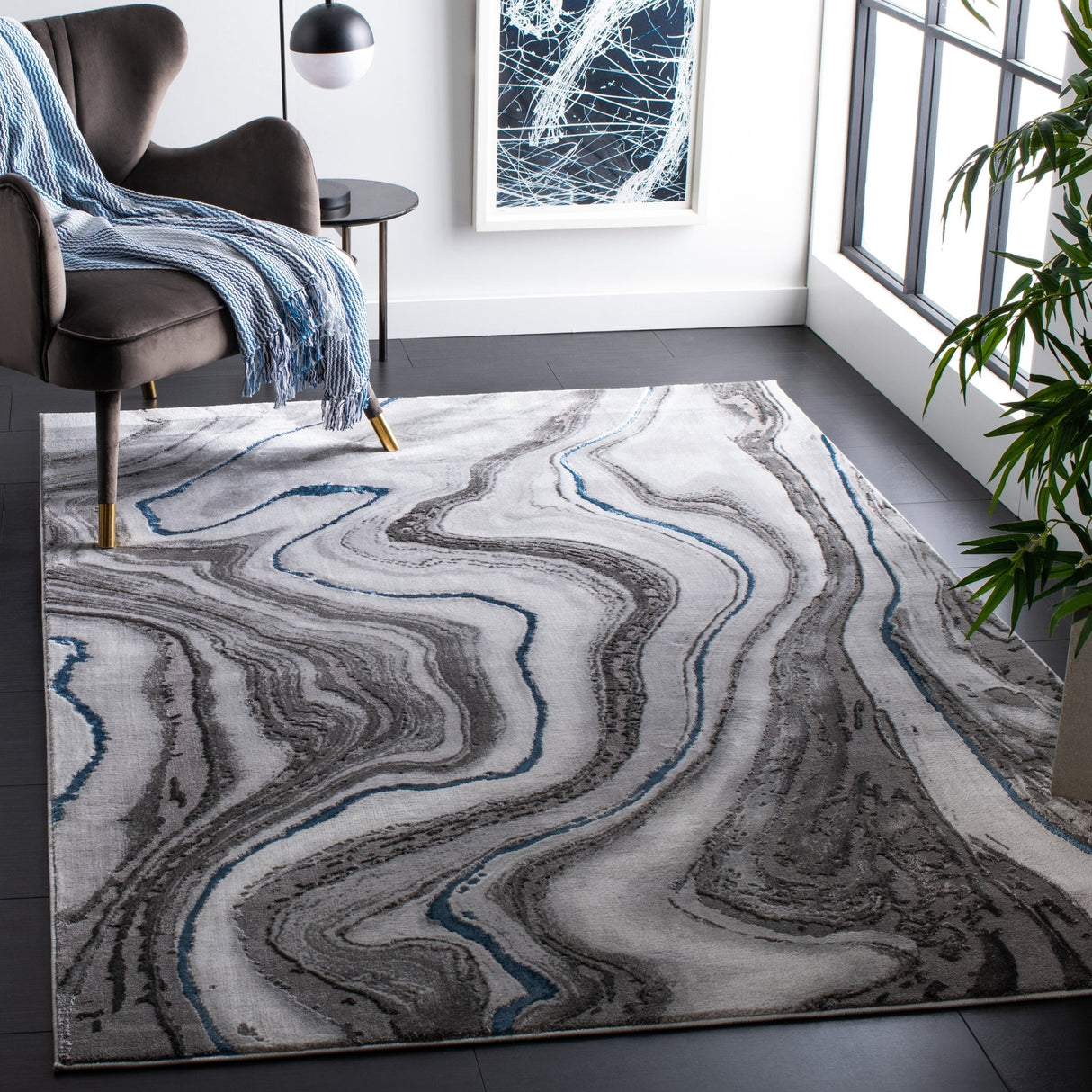 Safavieh Craft Cft819N Grey/Blue Rugs - Safavieh - cft819n - 3