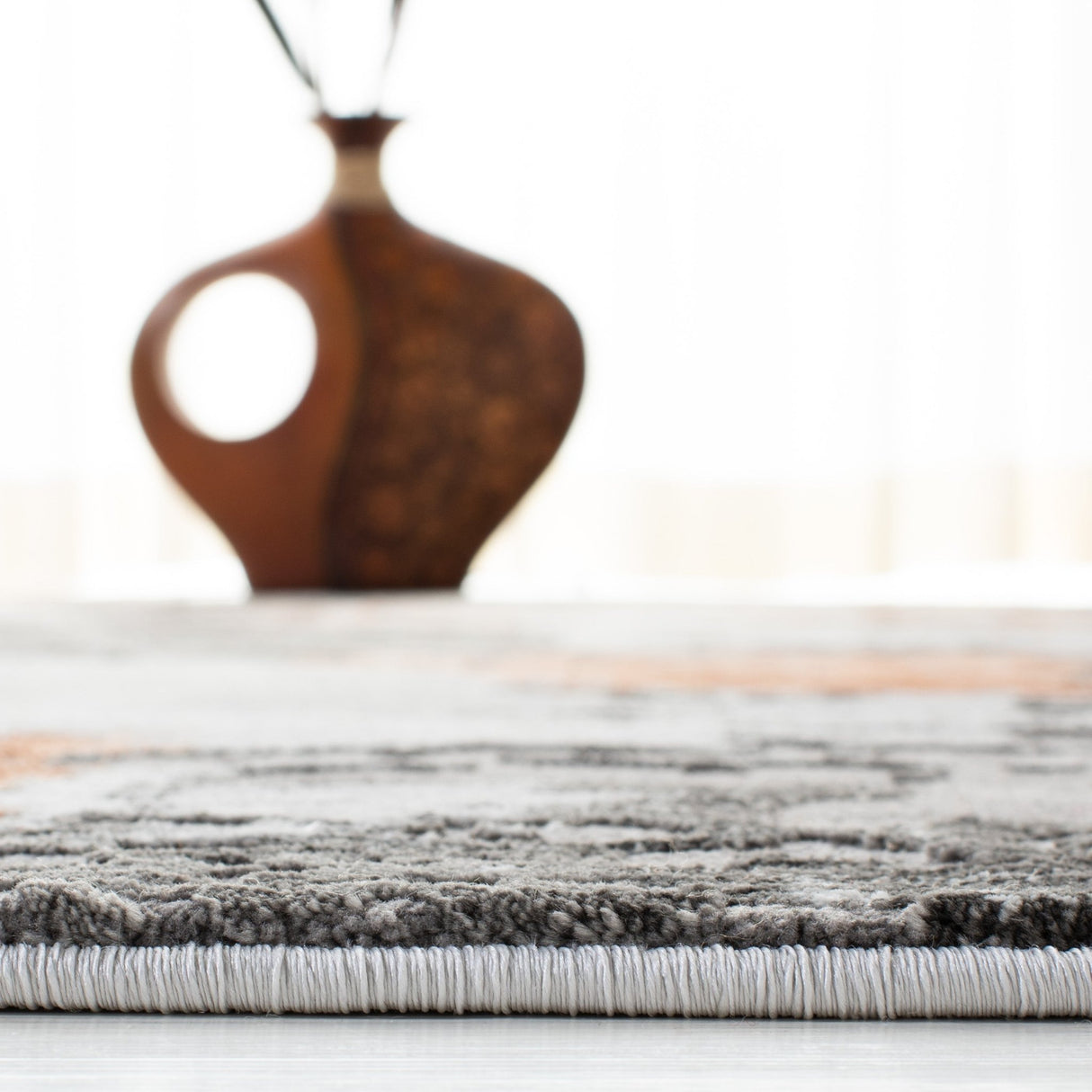 Safavieh Craft Cft820P Grey/Orange Rugs - Safavieh - cft820p - 4r