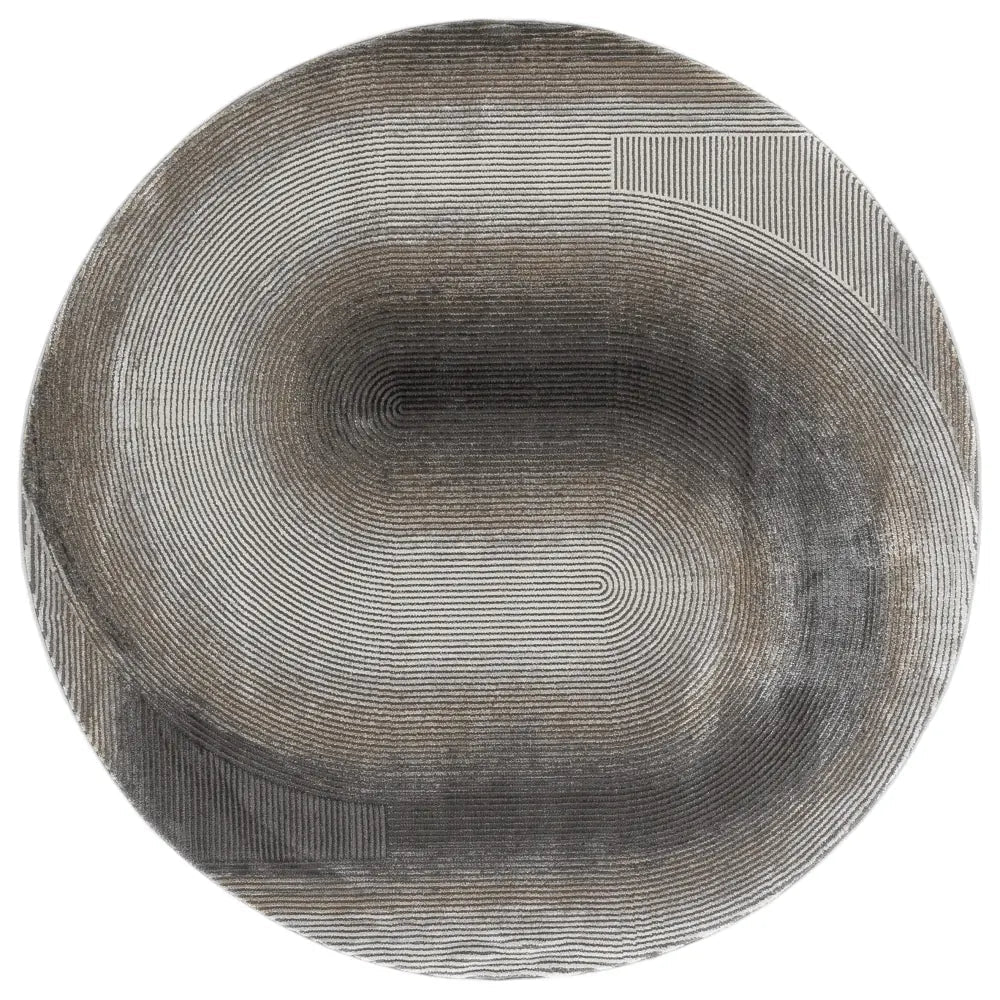 Safavieh Craft 6'-7" x 6'-7" Rug in Grey / Gold
