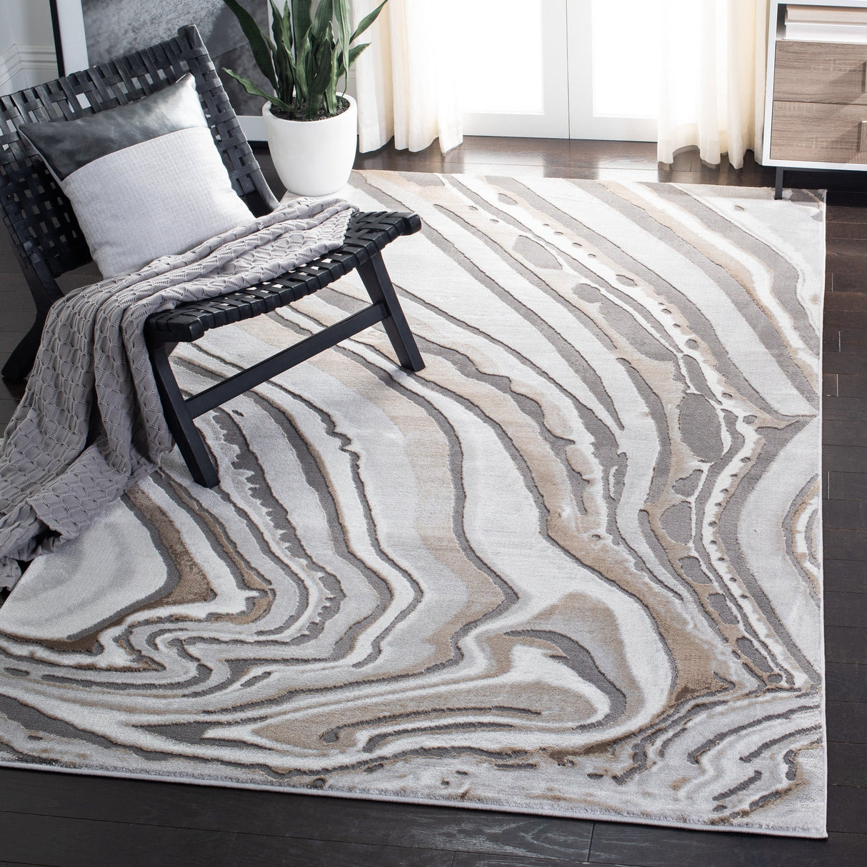 Safavieh Craft Cft843D Gold/Grey Rugs - Safavieh - cft843d - 3