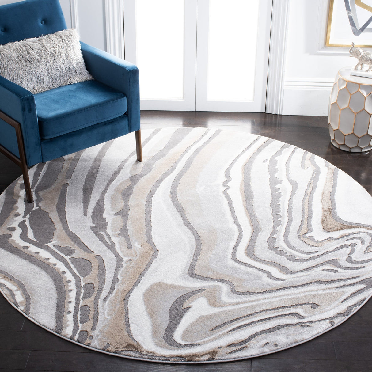 Safavieh Craft Cft843D Gold/Grey Rugs - Safavieh - cft843d - 7r