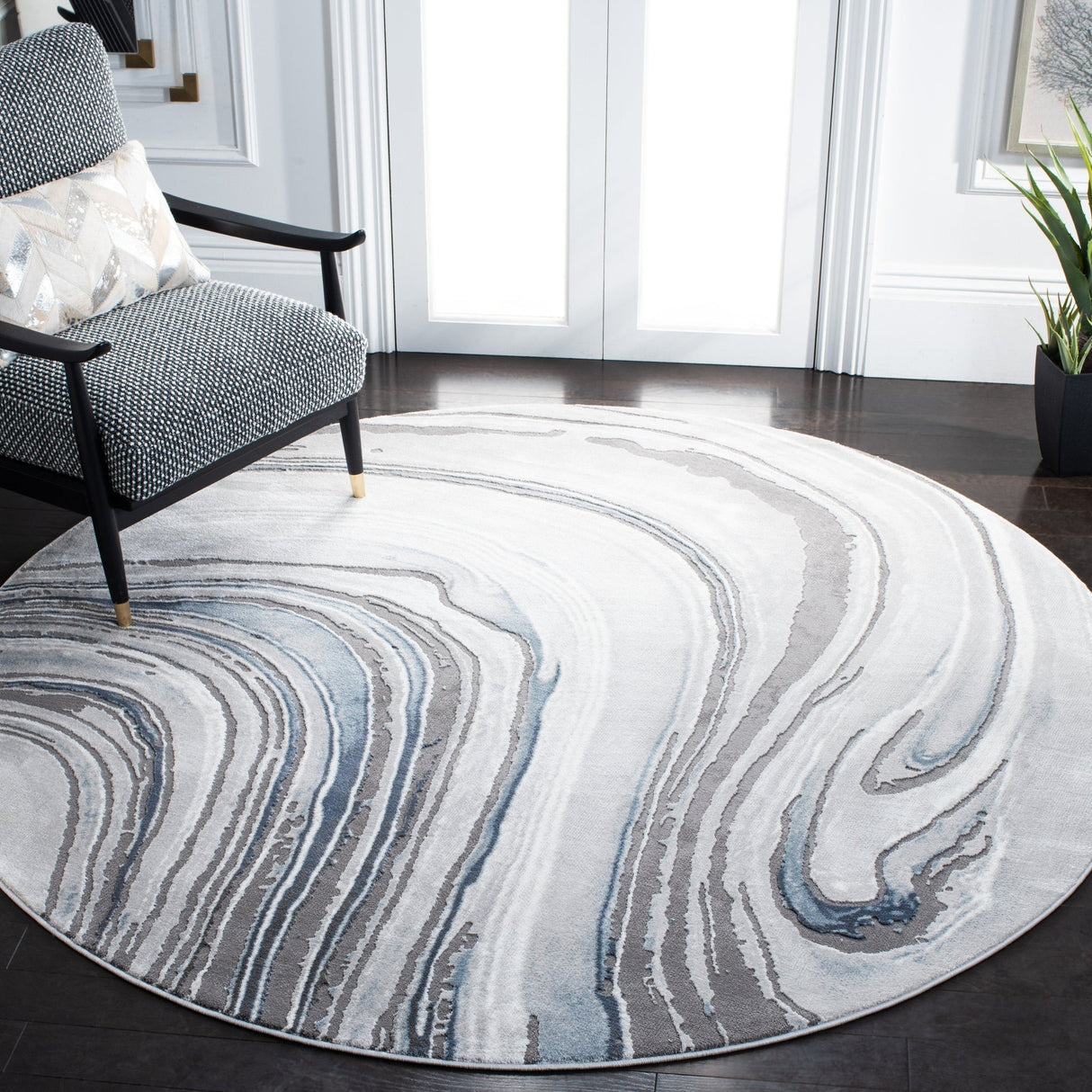 Safavieh Craft Cft845M Blue/Grey Rugs - Safavieh - cft845m - 7r