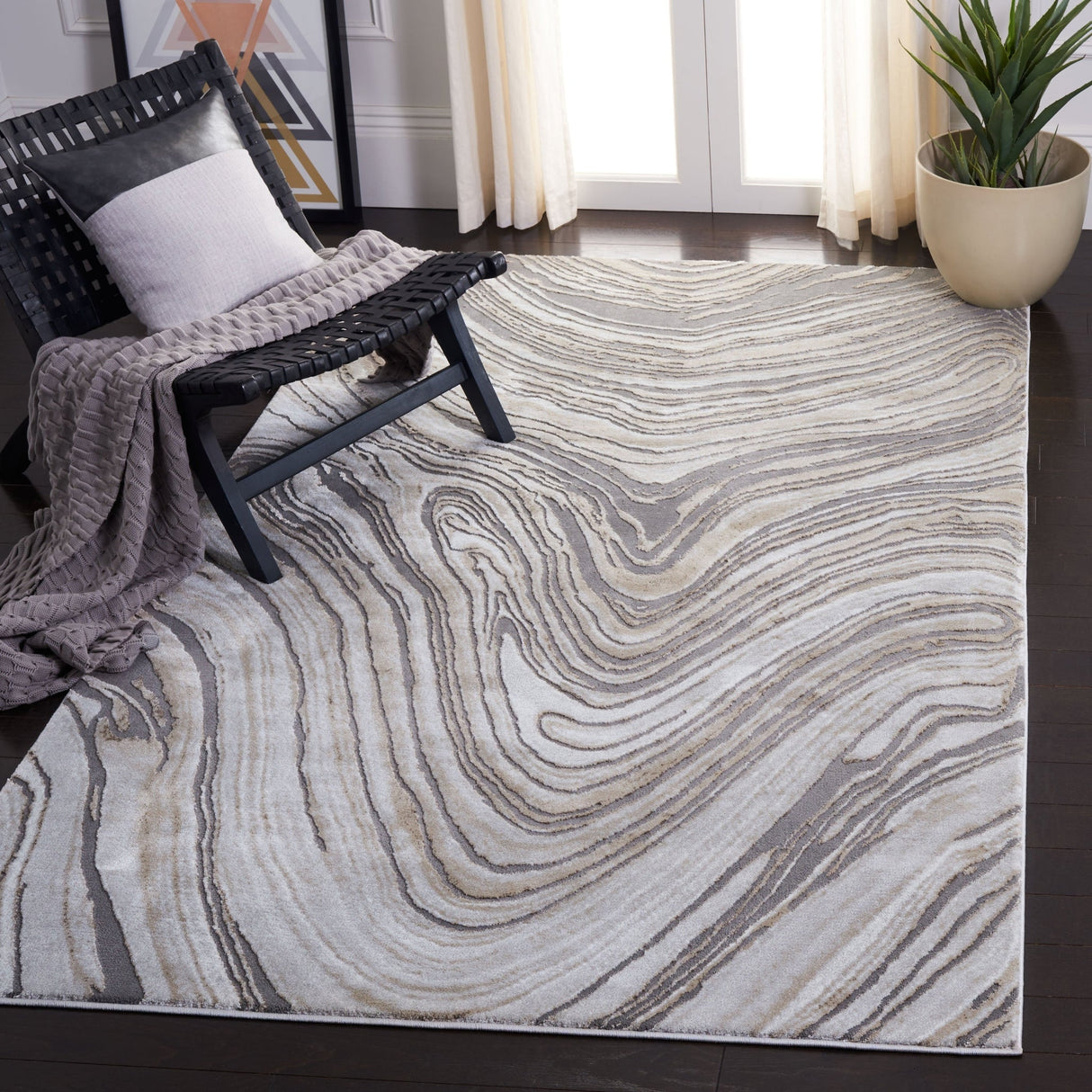 Safavieh Craft Cft846D Gold/Grey Rugs - Safavieh - cft846d - 3