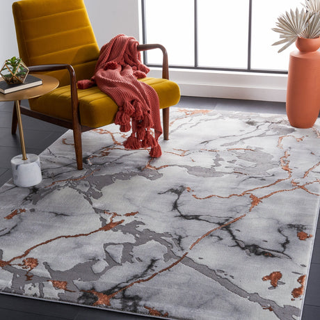 Safavieh Craft Cft852G Grey/Orange Rug - Safavieh - cft852g - 4