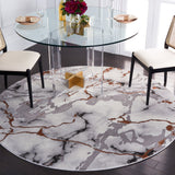 Safavieh Craft Cft852G Grey/Orange Rug - Safavieh - cft852g - 7r