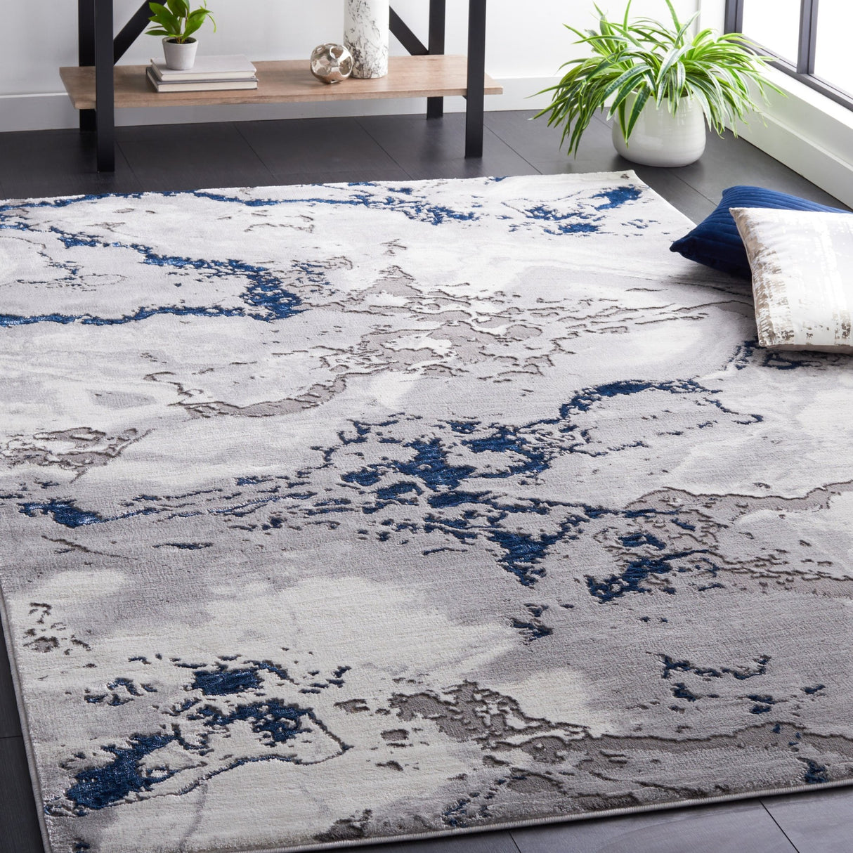 Safavieh Craft Cft854G Grey/Blue Rug - Safavieh - cft854g - 4
